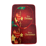 Set 3 covorase baie , antiderapante, Model Craciun