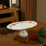 Platou / Fructiera cu picior,ceramica , model Festiv