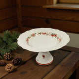 Platou / Fructiera cu picior,ceramica , model Festiv