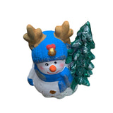 Figurina Om de zapada cu bradut, pictata manual, rasina, 21 cm