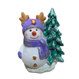 Figurina Om de zapada cu bradut, pictata manual, rasina, 21 cm