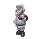 Figurina/Decoratiune Mos Craciun, pictata manual, rasina, 27 cm