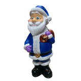 Figurina/Decoratiune Mos Craciun, pictata manual, rasina, 27 cm