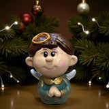 Decoratiune Copil /Bebelus ingerasi,rasina,18 cm