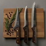 Set de 3 Piese Macelarie Cutit Lama Groasa 30/18 cm,27/15 cm si 26/14 cm