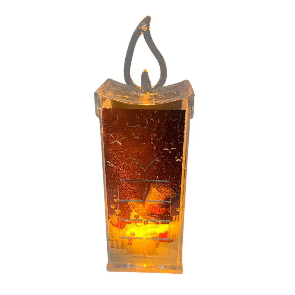 Lumanare decorativa luminoasa  Craciun, 16 cm