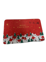 Covor Usa , modele Craciun , textil , 40x60 cm