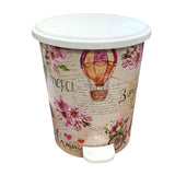 Cos de gunoi cu pedala,decor Paris,12L