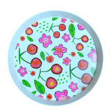 Tava servire rotunda cu Model, Plastic, 35 cm