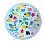 Tava servire rotunda cu Model, Plastic, 35 cm