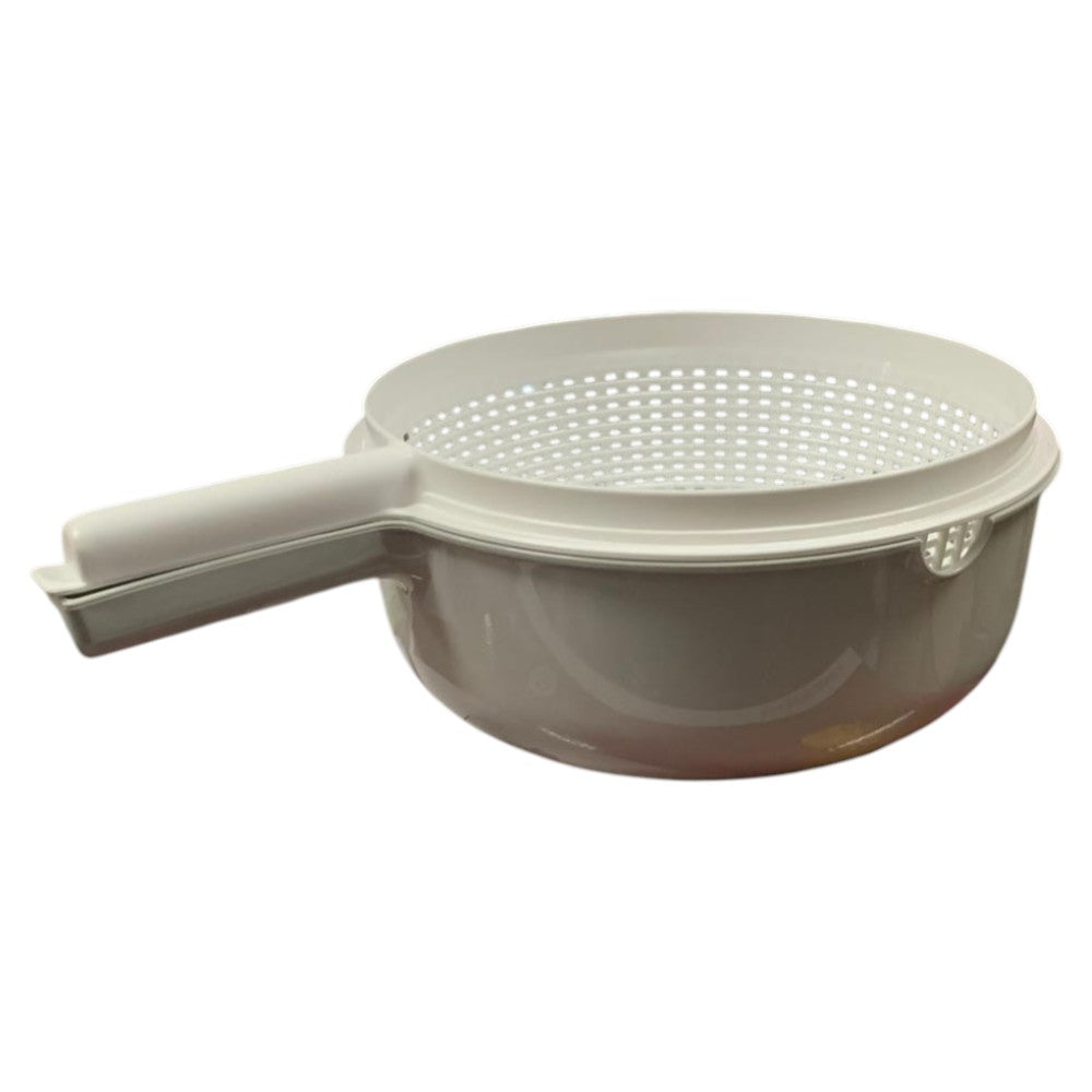 Strecuratoare dubla cu maner,plastic rezistent, 23 cm, 3 L