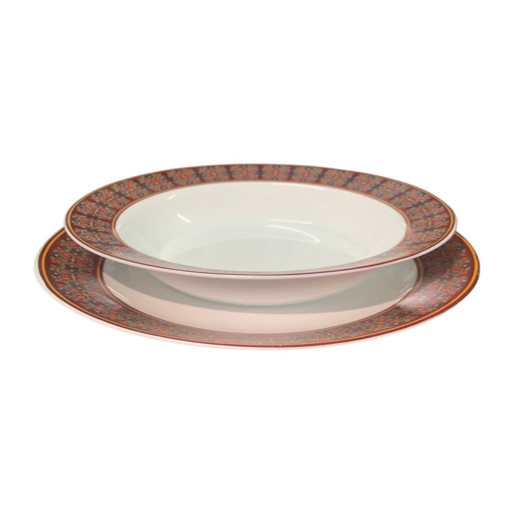 Set Serviciu de Masa,Model Floral,Opal ,6 persoane,18 sau 24 piese
