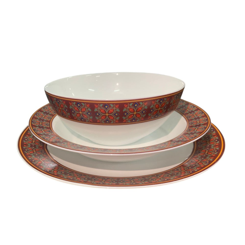 Set Serviciu de Masa,Model Floral,Opal ,6 persoane,18 sau 24 piese