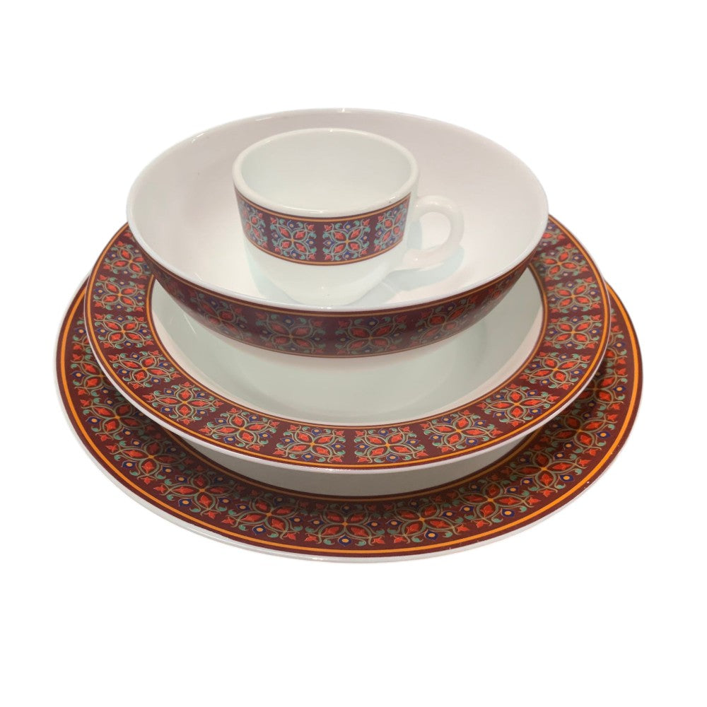 Set Serviciu de Masa,Model Floral,Opal ,6 persoane,18 sau 24 piese