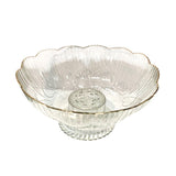 Fructiera eleganta cu picior pentru prajituri, torturi, fructe, aperitive, 25 cm