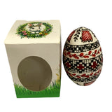Ou natural incondeiat cu ceara, tehnica traditionala,model unicat, 6,8x4, 5 cm