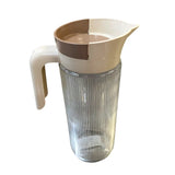 Carafa Diamond,sticla transparenta, cu capac si maner, 1350 ml