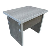 Taburet/ scaunel mic pentru hol sau suport picioare, 32.5x24x28 cm,PAL, Stejar cu Alb