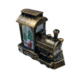 Ornament de Craciun cu tren luminos LED, 13x13x7cm