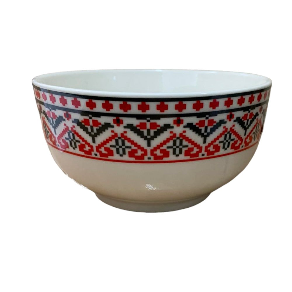 Bol din Portelan, Motiv Traditional, 13 cm