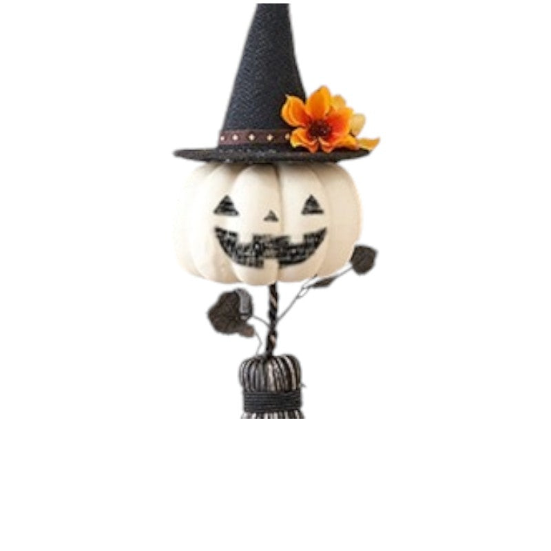 Decoratiune Dovleac pentru Halloween, 14 cm