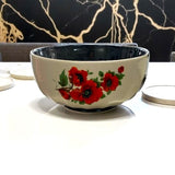 Castron/Bol ceramica Maro Floral , 16 cm , 900 ml