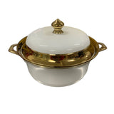 Bol pentru supa cu manere , Portelan , 2.5 L