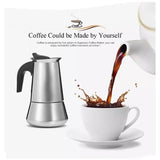 Espressor pentru aragaz 9 cesti, Inox, 450ml, Argintiu
