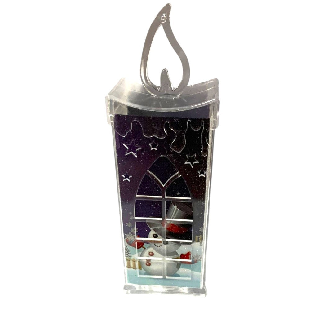 Lumanare decorativa luminoasa  Craciun, 16 cm