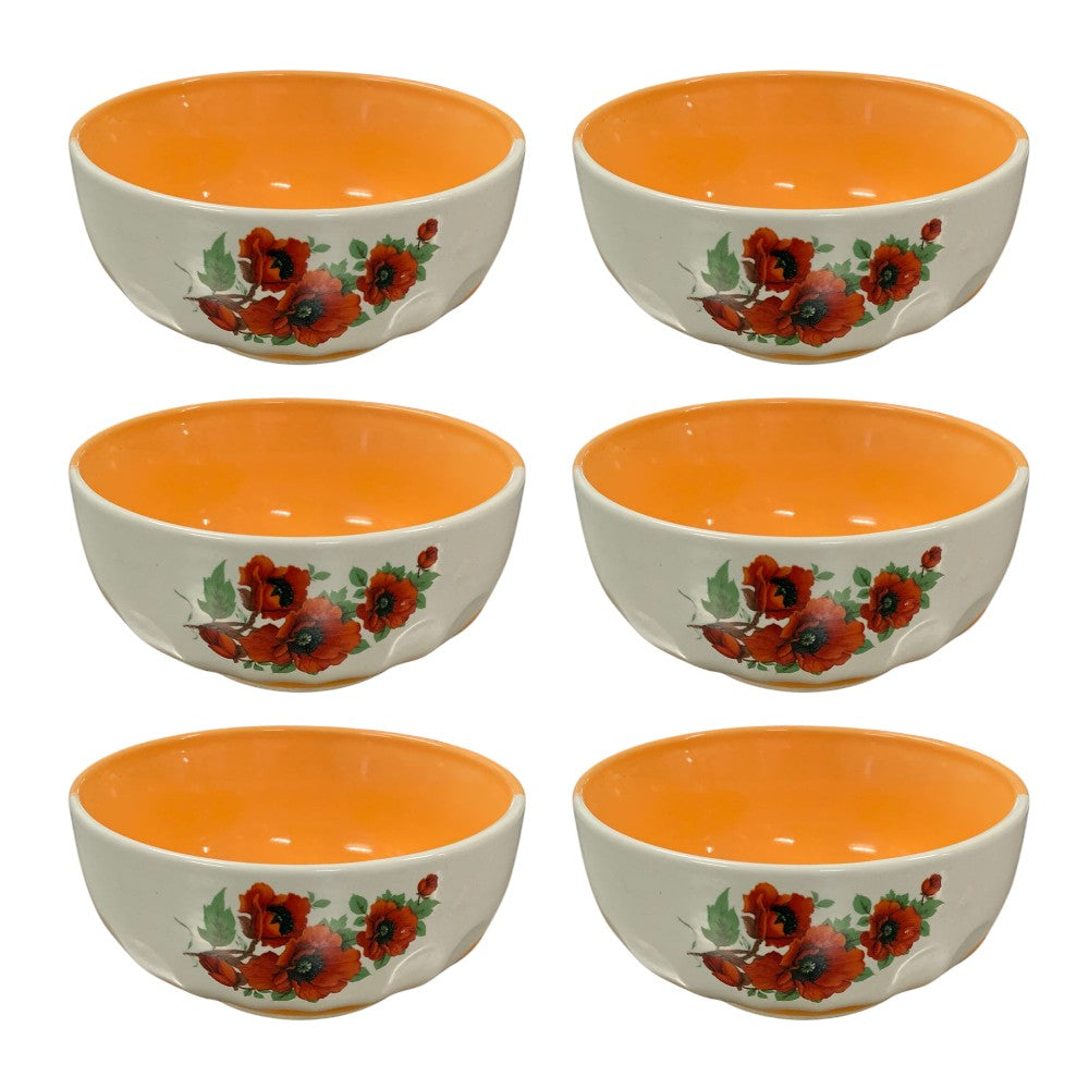 Castron/Bol ceramica Floral , 16 cm , 900 ml