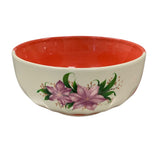 Castron/Bol ceramica Floral , 16 cm , 900 ml
