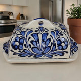 Suport de unt din ceramica pictat manual Traditional - ceramică de Corund , 19x12x8 cm