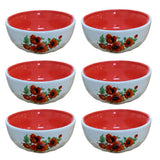 Castron/Bol ceramica Floral , 16 cm , 900 ml