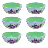 Castron/Bol ceramica Floral , 16 cm , 900 ml