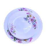 Set de tort 7 piese, Platou cu 6 farfurii desert din ceramica 26/19 CM