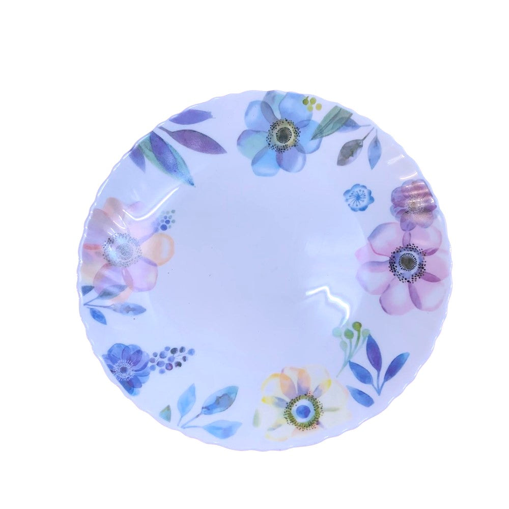 Set de tort 7 piese, Platou cu 6 farfurii desert din ceramica 26/19 CM