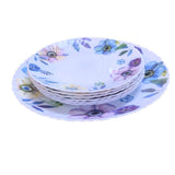 Set de tort 7 piese, Platou cu 6 farfurii desert din ceramica 26/19 CM