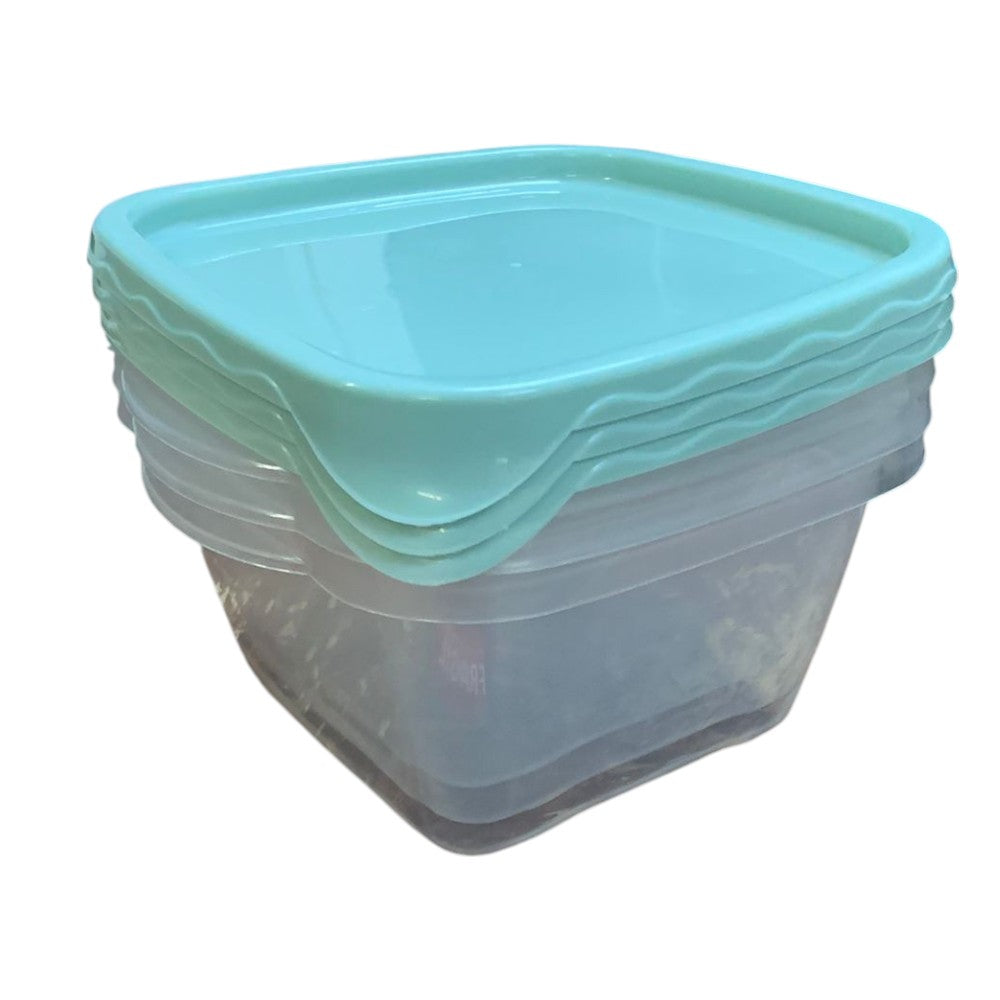 Set 3 cutii alimente Fresh , plastic ,1360 ml