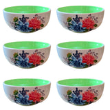 Castron/Bol ceramica Floral , 16 cm , 900 ml