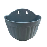 Ghiveci semirotund de Perete din plastic,tavita scurgere