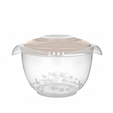 Bol pentru mixer cu model si capac, 3L