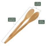 Cleste multifunctional pentru salata si prajituri, bambus , 30 cm