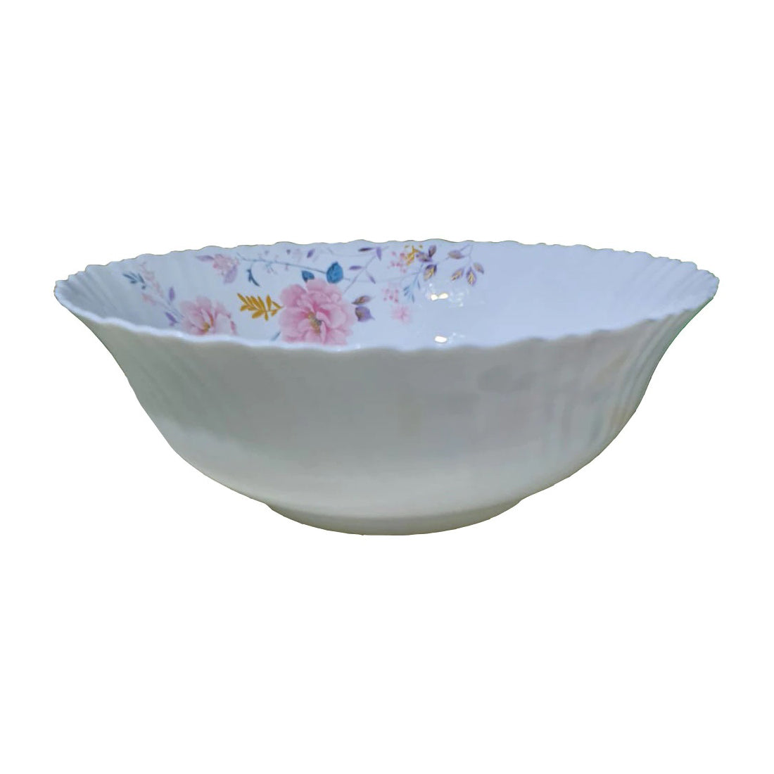 Bol opal, model floral, 25.5 cm