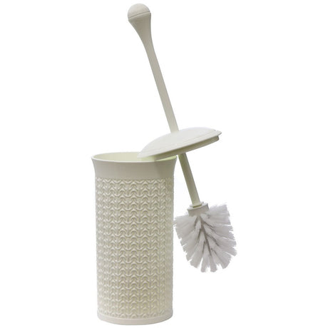 Set perie WC cu Suport Plastic, 11.5 x 11.5 x 40 cm