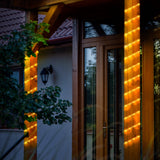 Lampă solară tip cablu - 4,9 m - alb cald