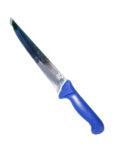 Cutitul Macelarului, Maner Albastru, 39 cm , transare, dezosare, carne, maner plastic, porc, pasare, feliere