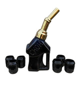 Set Bauturi, Model Pistol de Alimentare cu Duza Peco 650 ml, 6 pahare 50 ml, Ceramica