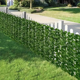 Plasa imitatie gard viu cu prindere, 300x100 cm, Verde