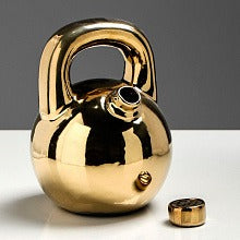 Set servire Bautura,Greutate Kettlebell Auriu, 1.3 L cu 6 pahare 80 ml