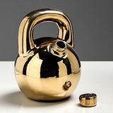 Set servire Bautura,Greutate Kettlebell Auriu, 1.3 L cu 6 pahare 80 ml